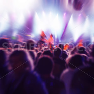 People on music concert